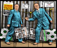 KINGS ARMS COURT by Gilbert & George contemporary artwork mixed media
