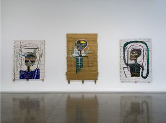 Exhibition view: Jean-Michel Basquiat, Made on Market Street, Gagosian, Los Angeles (7 March–1 June 2024). Courtesy Gagosian. Photo: Jeff McLane.