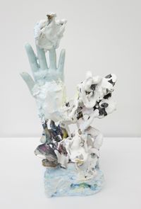 Hand to hand by Dan Kim contemporary artwork painting, sculpture