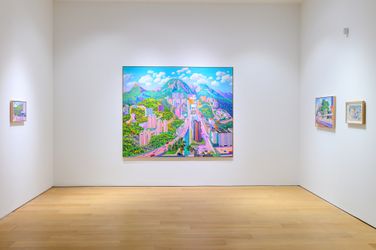 Exhibition view: Chow Chun Fei & Stephen Wong Chun Hei, A Mirage of a Shining City, Tang Contemporary Art, Hong Kong Central (2 May–10 June 2023). Courtesy Tang Contemporary Art.