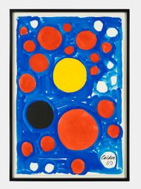 The Signed Balloon by Alexander Calder contemporary artwork painting, works on paper, drawing