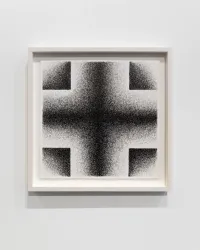 A cross and four corners by Ignacio Uriarte contemporary artwork works on paper, drawing