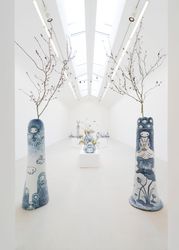 Contemporary art exhibition, Chiho Aoshima, Emptinesses at Perrotin, Paris Marais, France