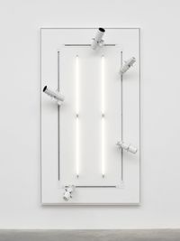 Light Track Assemblage I-VI by Cerith Wyn Evans contemporary artwork sculpture, installation