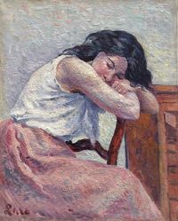 Madame Bouin by Maximilien Luce contemporary artwork painting, works on paper