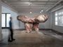 Contemporary art exhibition, Phyllida Barlow, glimpse at Hauser & Wirth, Los Angeles, United States