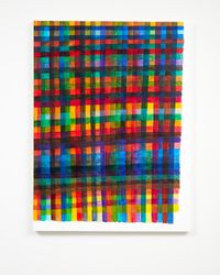 Lines, Transparent Colours (Colour Chart) by Renee Cosgrave contemporary artwork painting