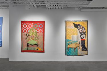 Exhibition view: Jesse Krimes, American Rendition, Malin Gallery, New York (17 November 2020–23 January 2021). Courtesy Malin Gallery. 