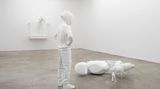 Contemporary art exhibition, Elmgreen & Dragset, David and other sculptures at Perrotin, Paris Marais, France