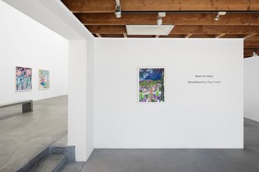 Exhibition view: Sarah Ann Weber, Strong Blossoming Thing Forever, Anat Ebgi, Culver City, 2660 S La Cienega Blvd (18 June–31 July 2021). Courtesy Anat Ebgi, Los Angeles. 