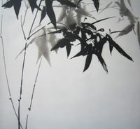 Bamboo by Zhou Tiehai contemporary artwork painting, works on paper