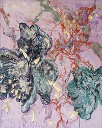 Balsam Flowers as Offerings by Chen Li contemporary artwork painting, works on paper, drawing