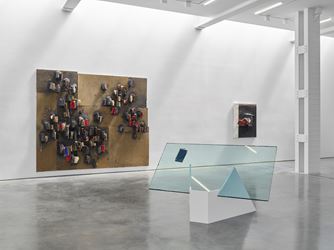 Exhibition view: John Latham, Skoob Works, Lisson Gallery, West 24th Street, New York (2 May–16 June 2018). Courtesy Lisson Gallery.