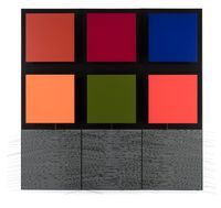 Colores y vibración by Jesús Rafael Soto contemporary artwork sculpture