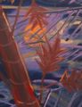 Hunter’s Moon (Windy Red Tree, Cushing) by Ann Craven contemporary artwork 2