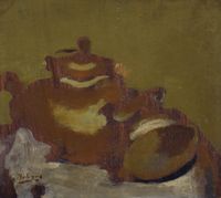 Thèiére et Citron by Georges Braque contemporary artwork painting