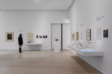 Exhibition view: Pablo Picasso, 14 Sketchbooks, Pace Gallery, New York (10 November–23 December 2023). @ FABA / 2023 Estate of Pablo Picasso-ARS. Courtesy 2023 Estate of Pablo Picasso-ARS. Photo: Marc Domage.