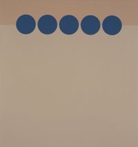 Solomon and the Queen of Sheba I by Tess Jaray contemporary artwork painting