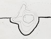 Hoffnungsloser Sand, #45 by Jürgen Partenheimer contemporary artwork works on paper