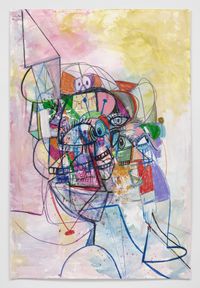 Internal Combustion by George Condo contemporary artwork painting, works on paper