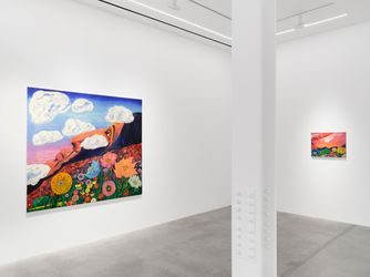 Exhibition view: Daniel Ginson, Big Sky, Almine Rech, Tribecca, New York (19 January–2 March 2024). Courtesy Almine Rech. Photo: Thomas Barratt.