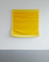 Layers - Large (Cadmium Yellow / Light Yellow) by Angela De La Cruz contemporary artwork mixed media