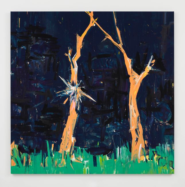 Untitled (Roadside trees, brush-hogged) by Cy Gavin contemporary artwork