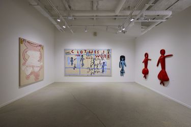 Exhibition view: Rose Wylie, Hullo, Again, Place C, Gyeongju (15 April–5 October 2023). Courtesy JARILAGER Gallery.
