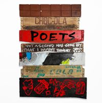 Survival Marker #5 (Chocolate Poets) by Gregory Siff contemporary artwork painting