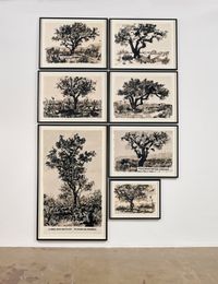 A Hero With No Place by William Kentridge contemporary artwork painting, works on paper, drawing
