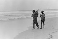 Fishing Buddies, Yoff, Senegal by Chester Higgins contemporary artwork photography