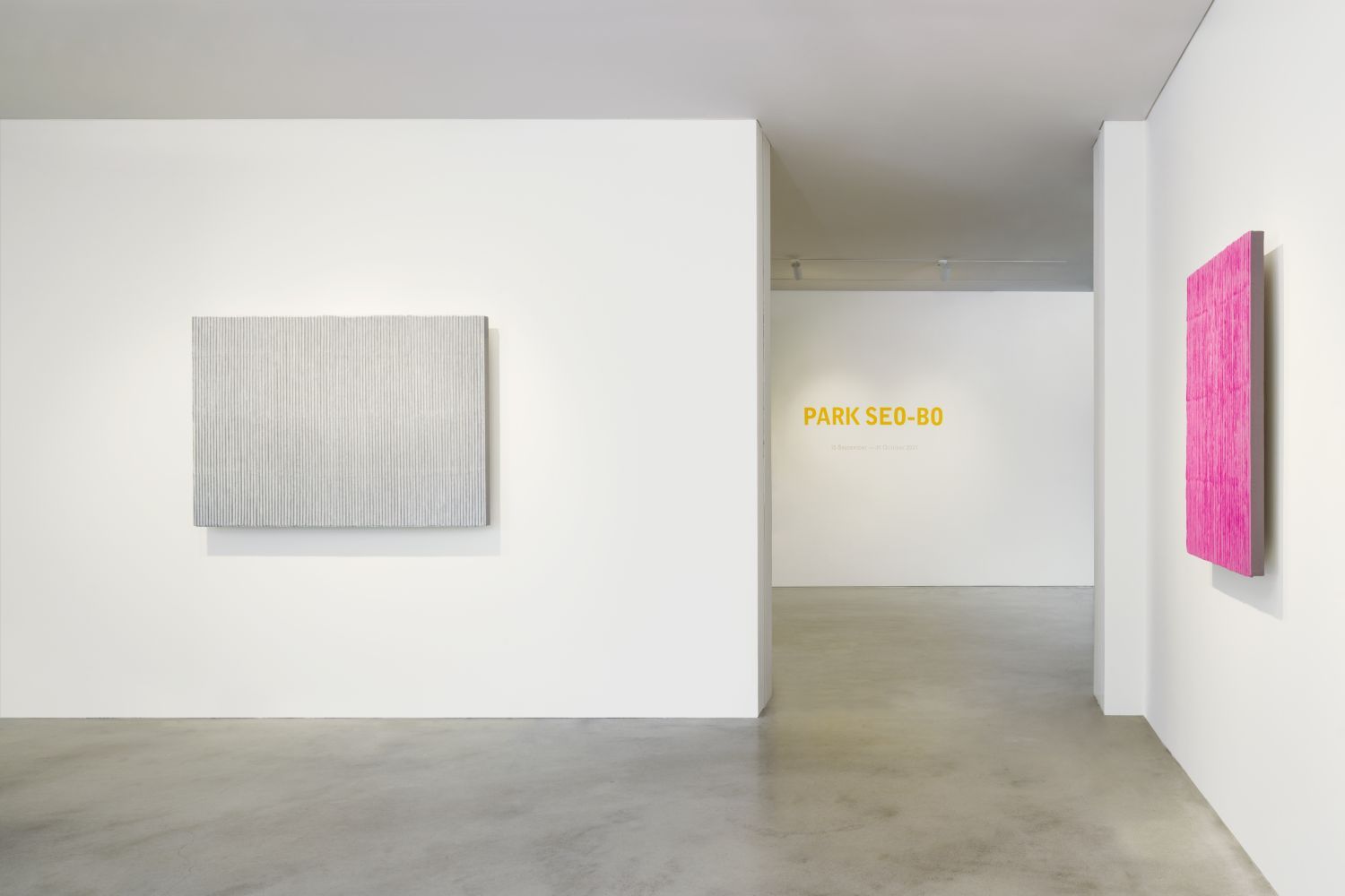 Park Seo Bo PARK SEO BO At Kukje Gallery Seoul South Korea On 15 