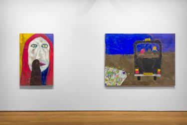 Installation view, Jenny Watson, Six new works and the Patricia paintings, Roslyn Oxley9 Gallery, Sydney (14 April – 13 May 2023⁠). Photography: David Suyasa. ⁠