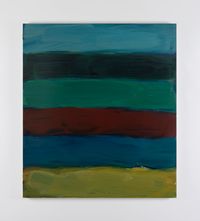 Landline Green Yellow by Sean Scully contemporary artwork