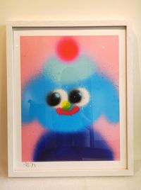 Wind by Jon Burgerman contemporary artwork painting, works on paper