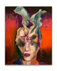 Psychedelio in The Den of Wolves by Issa Salliander contemporary artwork painting