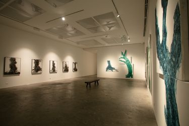 Exhibition view: Elaine Navas, What Did The Tree Learn From The Earth To Be Able To Talk With The Sky, Silverlens, Manila (30 June–30 July 2022). Courtesy Silverlens.