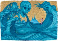 Mimike (Mysticism): Life Is Like Surfing by Yao Jui - Chung contemporary artwork painting, works on paper