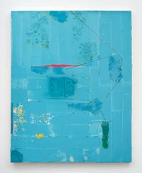 OUT THE BLUE (figure) by Brenna Youngblood contemporary artwork mixed media