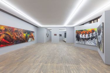 Exhibition view: Zhao Yinou, On the Wings of A Swan, HdM Gallery, Beijing (25 March–7 May 2022). Courtesy HdM Gallery.