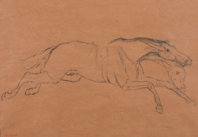 Cheval galopant by Edgar Degas contemporary artwork