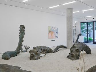 Exhibition view: Laure Prouvost, Stranded By Your Side, Lisson Gallery, New York (7 September–14 October 2023). Courtesy the artist and Lisson Gallery.