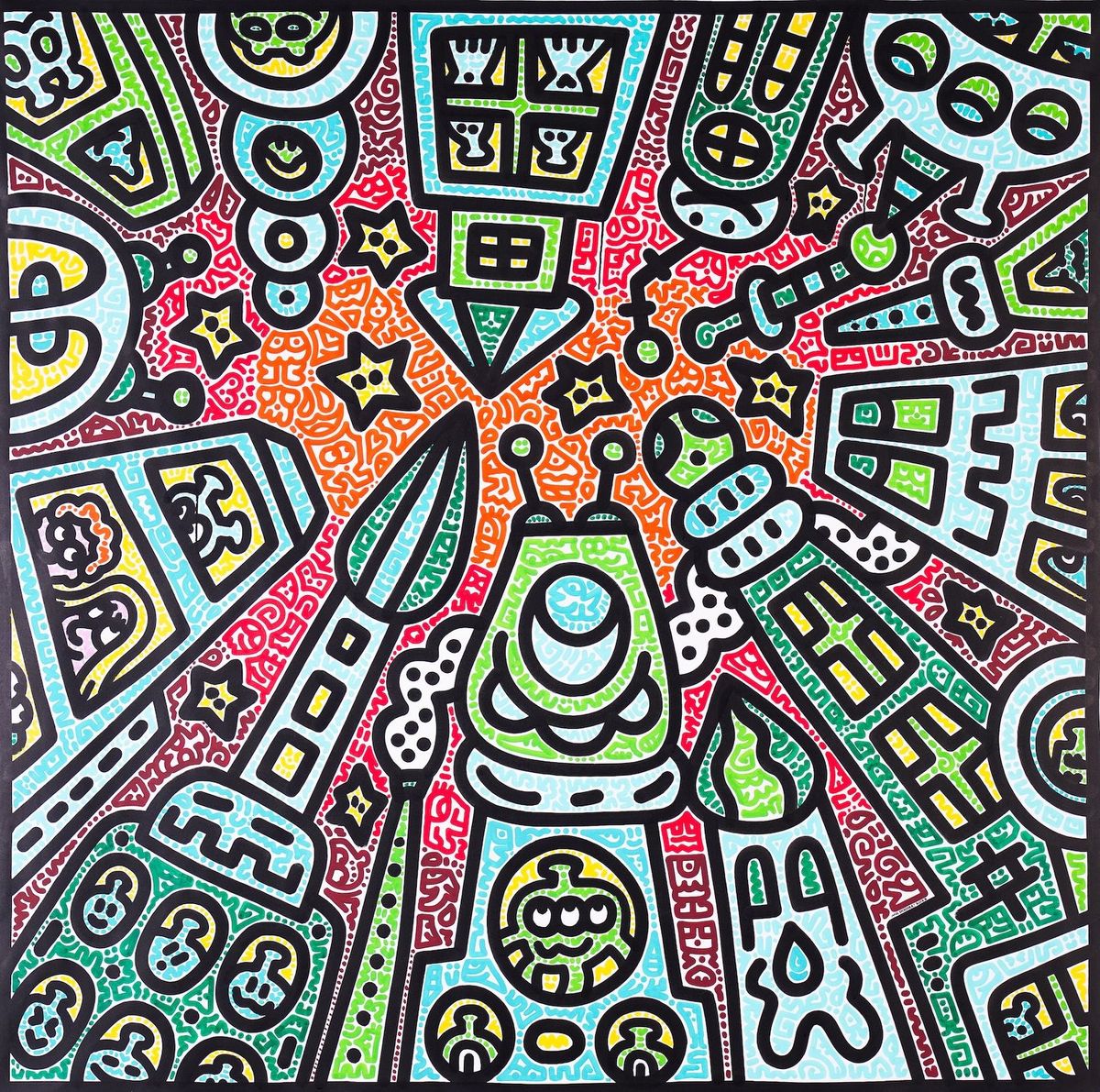 Mr.Doodle 【Doodle for Ukraine】 シート Mr. Doodle | Doodle for Ukraine | Buy & Sell | FairArt