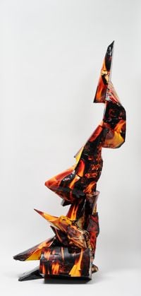 The Three Shades-Fire by Osang Gwon contemporary artwork painting, works on paper, sculpture, photography, print