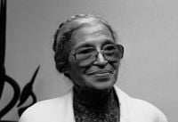 Rosa Parks, Harlem, New York by Chester Higgins contemporary artwork photography