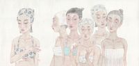 Gathering No.2 by Yang Shewei contemporary artwork painting, works on paper, drawing
