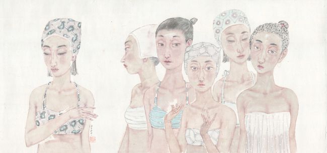 Gathering No.2 by Yang Shewei contemporary artwork