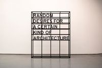RANDOM DESIRES FOR A CERTAIN KIND OF ARCHITECTURE by Joël Andrianomearisoa contemporary artwork sculpture