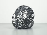Baisers 1 by Ghada Amer contemporary artwork sculpture