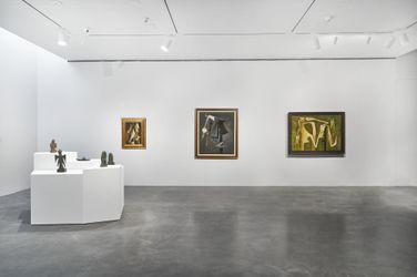 Exhibition views: Wifredo Lam, The Imagination at Work, Pace Gallery, 510 West 25th Street, New York (10 November–21 December 2021). Courtesy Pace Gallery.